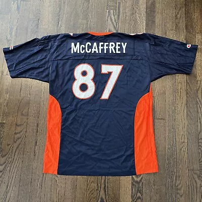 Denver Broncos Ed McCaffrey Jersey Mens Size 40 Champion Blue • $55.99
