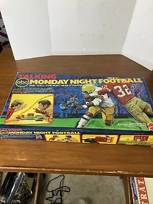 Vintage Mattel 1977 TALKING ABC MONDAY NIGHT NFL FOOTBALL Game No. 3981 • $40