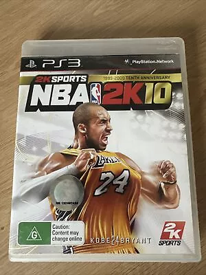 PS3 NBA 2K10 10th Anniversary Kobe Bryant Cover Sony PlayStation 3 Complete • $8.99