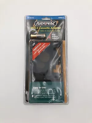 Rayovac Motorized VHS-C Cassette Adapter Battery Operated New • $35