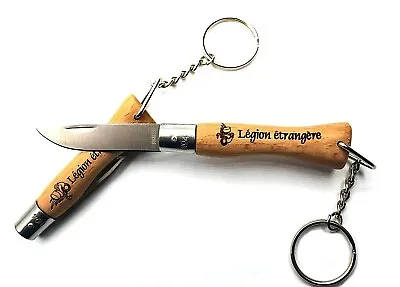 $6.41 • Buy  WOOD KNIFE - Military Pocket Knife And  Foreign Legion  Keychain 