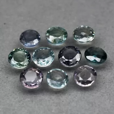 2.56 Ct/ 10Pcs Natural Sapphire Multi-Color Unheated Round 3.6 To 3.8mm Gemstone • $68