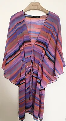 Karen Millen Brush Stroke Beachwear Multicolored Dress XS/S • $55.95