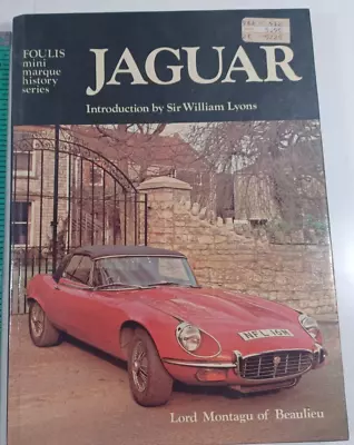 Jaguar Foulis Mini Marque History Series Lord Montagu Of Beaulieu Car Book 1979 • $16