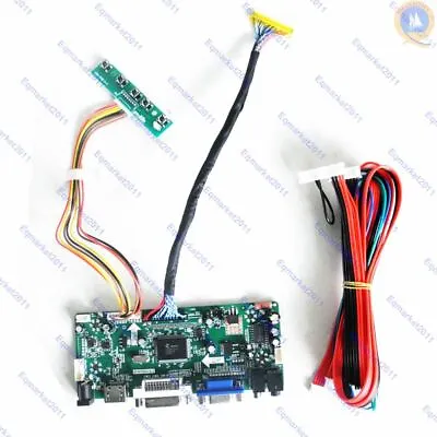 HDMI+DVI+VGA LCD Controller Board Monitor Kit LVDS Converter For LM240WU2-SLB2 • $22.23