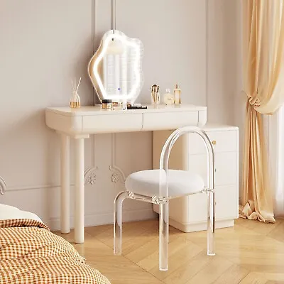 GUYII Dressing Table With Drawer Makeup Table With Mirror Anity Desk For Bedroom • $751.89