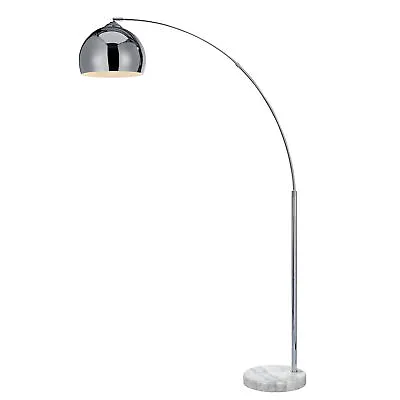 £117.99 • Buy Arquer Modern LED Arc Curved Floor Lamp With Chrome Bell Shade
