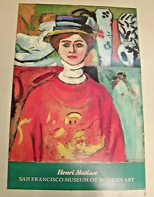 HENRI MATISSE  The Girl With Green Eyes  SFO Museum Of Moden Art Poster- # 3142  • $50