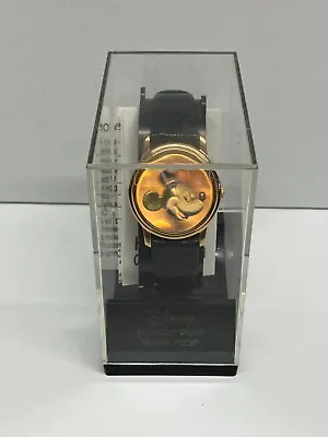 Vintage Disney Mickey Mouse Fantasma 3-D Laser Hologram Quartz Watch (NEW) • $45