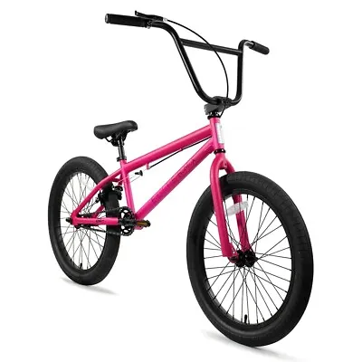 Elite 20  BMX Stealth Bicycle Freestyle Bike 1 Piece Crank Hottie Pink • $219