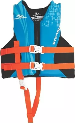 STEARNS Puddle Boating Child Hydroprene Life Jacket Vest Blue SMALL 30-50 Lbs • $32