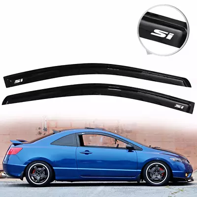 For 06-11 Honda Civic Coupe Window Visors Outside Shade Vent Guard Deflectors • $49.99