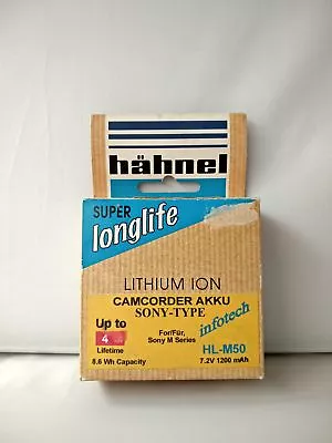 Hahnel Lithium Ion Camcorder Battery Pack7.2V 1200Mah • £5.49
