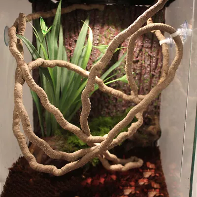 $7.28 • Buy 1M Habitat Vines Flexible Jungle Climber Reptile Supplies Decor Accessories