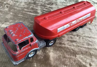 1950s Vintage Hubley Kiddie Toy Tiny-Town Gasoline Tanker W/ Cab • $19.95
