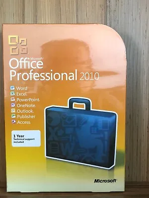 £78 • Buy Microsoft Office Professional 2010,Full,Windows,32/64-bit W/DVD&Key NEW
