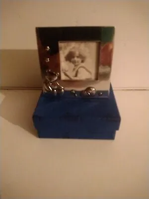 Silver Scenes Silver Plated Miniature Photo Frame Teddy Bears Picnic Boxed.  • £15.99