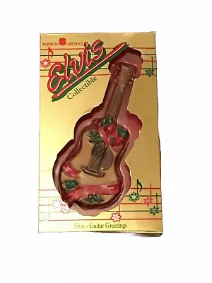 Elvis Guitar Greetings Collectible Ornament Original Box Elvis Presley • $7.99