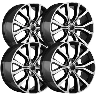 (Set Of 4) OE Concepts FD05 Platinum 22x9.5 6x135 +44 Black/Machined Wheels Rims • $963.96