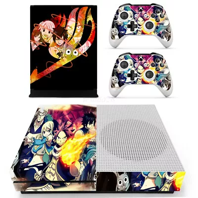 Fairy Tail Decal Skin Sticker FOR Xbox One S Console &2 Controllers Cover AU NEW • $22.66