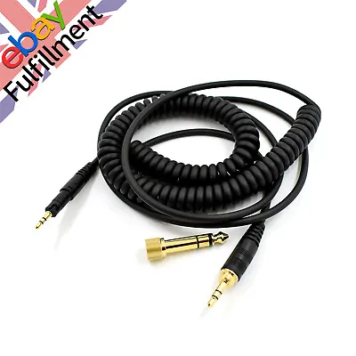 £10.19 • Buy Audio Spring Coiled Cable For ATH-M40x & ATH-M50X Head-mounted Headphone