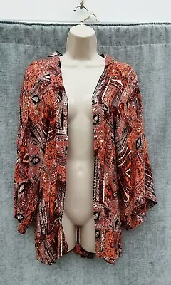 Kimono Style Jackettoppaisley60s70s80s Vintage Lookdorothy Perkinssize 14 • £6.99