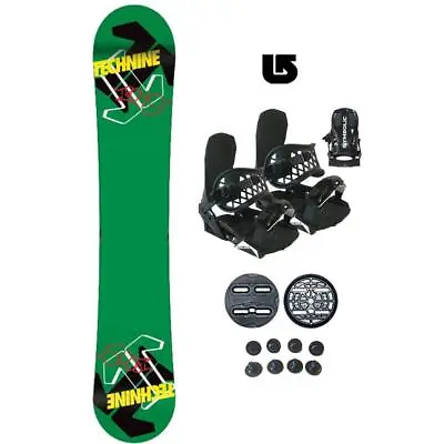 153 Technine Camrock Blem Snowboard And Bindings L Package +Burton Decal Rsev153 • $279.99