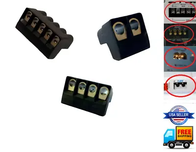 (3 Pcs) 2-Pin 4-Pin & 5-Pin Amplifier Speaker Power Plugs MMATS 4 Channel Amp • $39.99