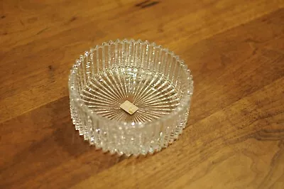 Mikasa Diamond Fire Hostess Bowl Round Crystal Serving Bowl 6 In X 2.5 In • $20