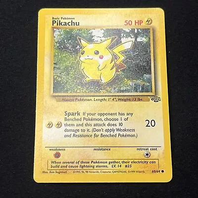 Pokemon Card - Pikachu - Jungle 60/64.  2 • $1.59