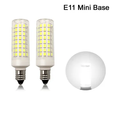 $10.88 • Buy 2pcs E11 LED Bulb 7W 110V 102-2835 SMD Ceramics Lamp Ceiling Fans Light White H