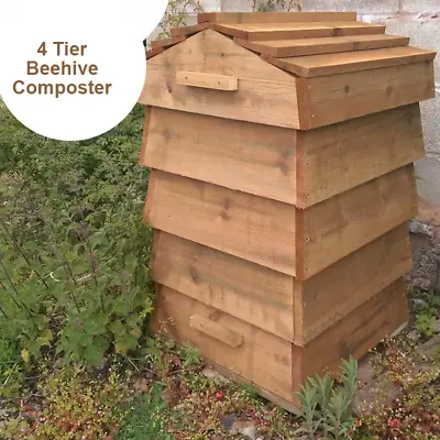 £475.28 • Buy Blackdown Beehive Wooden Composter - 4 Tier - Pre Built