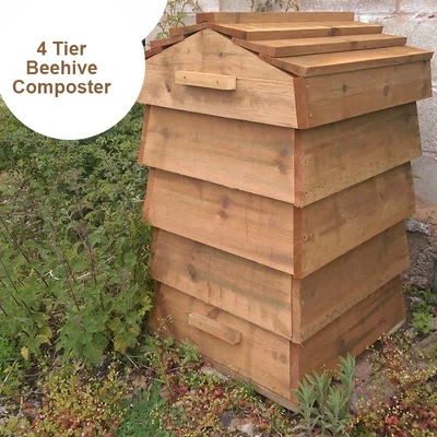 £421.18 • Buy Blackdown Beehive Wooden Composter - 4 Tier - Pre Built