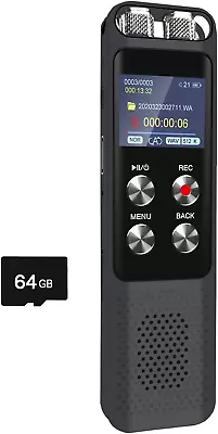 72GB Digital Voice Recorder - Digital Recorder With Playback Password USB ... • $100.19