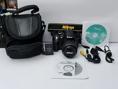 Nikon D3200 Digital Camera With Nikon DX AF-S Nikkor 18-55 Mm Lens +  Extras • $249.99