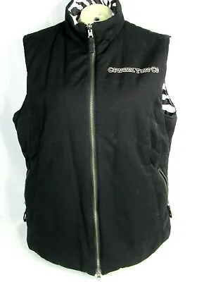 CowGirl Tuff Vest Womens Fits Size 45  Chest Reversible Warm Heavy Weight Black • $25