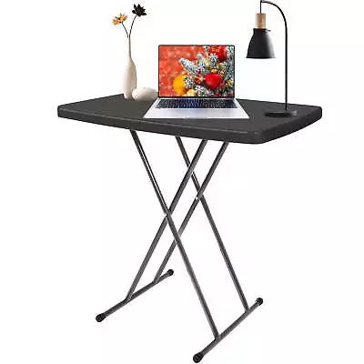 Portable TV Tray Table - Small Folding Table Lightweight - Indoor/OutdoorBlack • $37.66