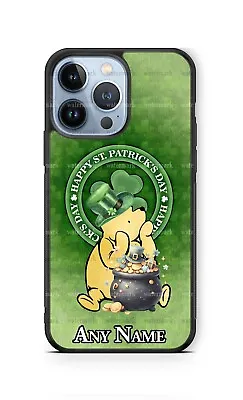 St Patrick's Day Classic Winnie-the Pooh Phone Case For IPhone 15 Samsung Google • $17.98