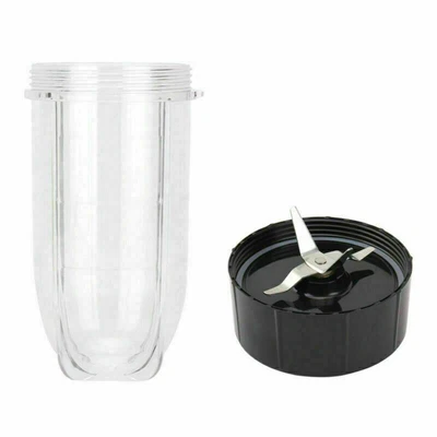 £14.43 • Buy Replacement Parts Tall Jar Cups 16oz Cross Blade For 250W Magic Bullet Blender