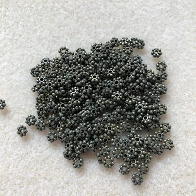 £2.75 • Buy Tiny Bronze Daisy Spacer Beads 4mm Pack Of 250. Jewellery Making, UK SHOP