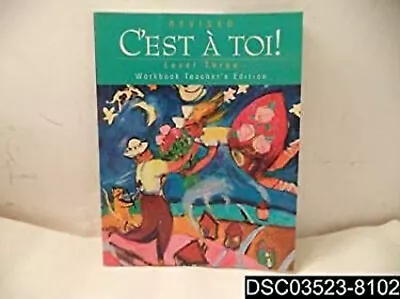 C'est A Toi Level 3 Revised Workbook Teacher's Edition • $14.51