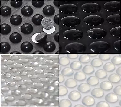 £3.79 • Buy 100X Silicone Round Rubber Feet Bumpons Clear Self Adhesive Anti Slip Circle 8mm