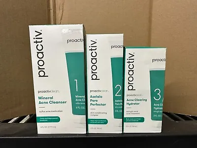Proactiv Clean 90 Day 3 Piece Skincare Kit - Cleanser Pore Perfector Hydrator! • $24.99