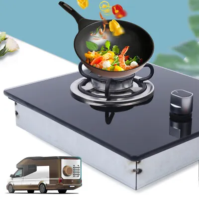 Boat Caravan RV Camper LPG Gas Stove Hob Single Burner Camper Van Boat Cooker • $94