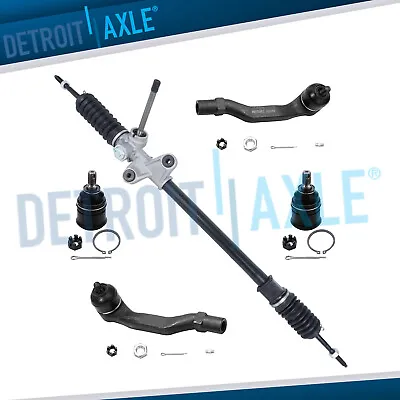 5pc Complete New Manual Steering Rack And Pinion Suspension Kit For Honda Civic • $136.02