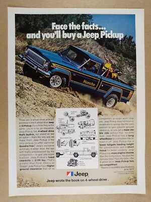 1978 AMC Jeep J10 Honcho Pickup Truck Vintage Print Ad • $9.99