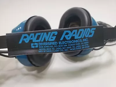 Racing Radios Headset Diversified Electronics David Clark Behind Head Model 8830 • $19.99