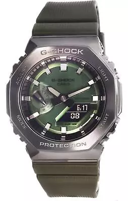 Casio G-Shock GM-2100B-3A Green Alarm Timer Stopwatch Calendar 200M Mens Watch • $281.89