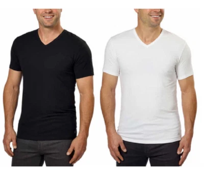 $26.99 • Buy Calvin Klein Men's Cotton Stretch V-Neck Short Sleeve T-Shirt 3 Pack VARIETY