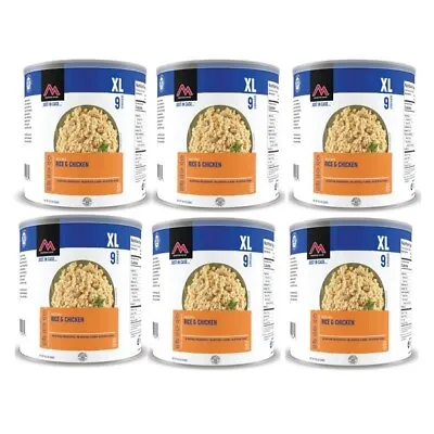 Mountain House Rice And Chicken ✅ Freeze-Dried Emergency Food #10 Can (6 Cans) ✅ • $189